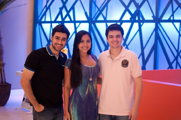 Equipe de marketing da Leal Moreira (Mateus Simões, Paloma Massoud e Rafael Rente)