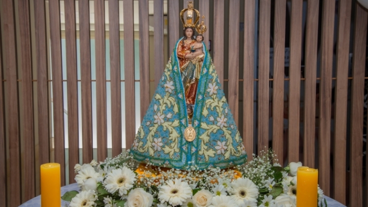 Leal Moreira recebe visita da Imagem da Guarda de Nossa Senhora de Nazaré